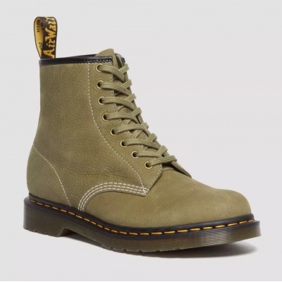 1460 TUMBLED NUBUCK LEATHER LACE UP BOOTS